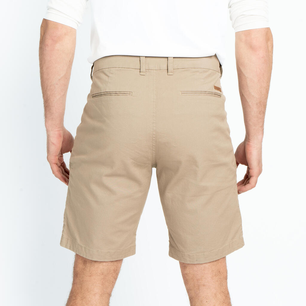 Men’s sailing Bermuda shorts - Sailing 100 brick red