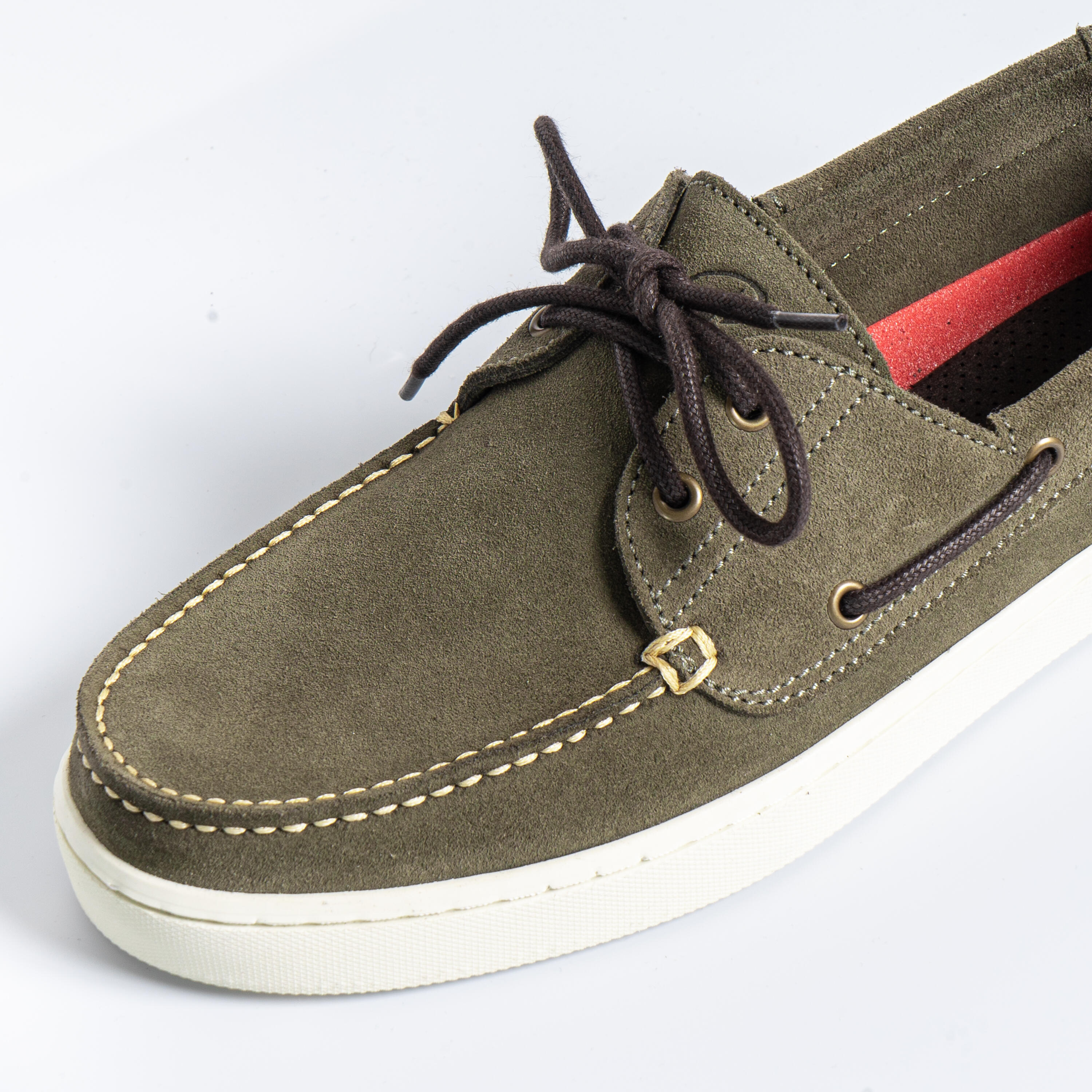Sapatos de vela 120 nubuck caqui 5/6