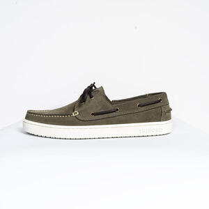 Zapatillas Náuticas 120 Caqui Piel Nubuk