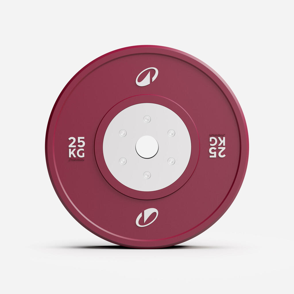 Kalibrisan pločasti teg za dizanje tegova i kros trening PRO 25 kg