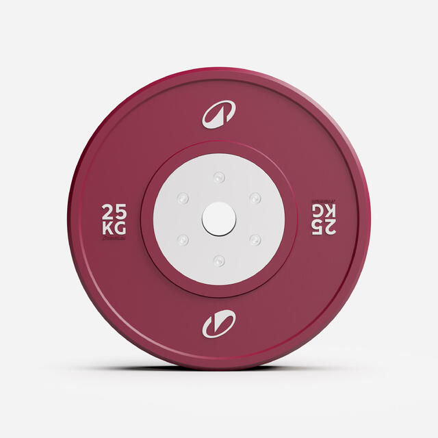 Disco calibrado halterofilismo 25 kg, vendido à unidade