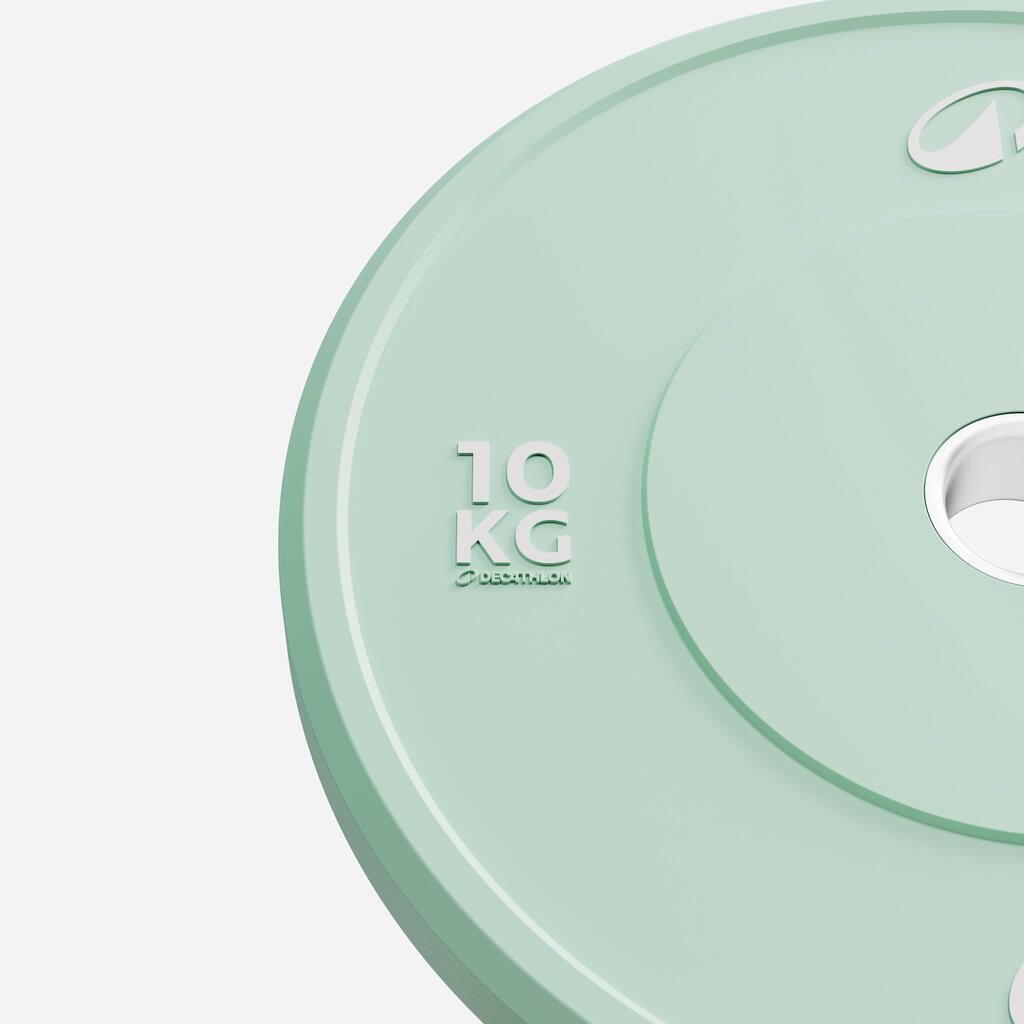 Pločasti teg za dizanje tegova i kros trening PRO 10 kg