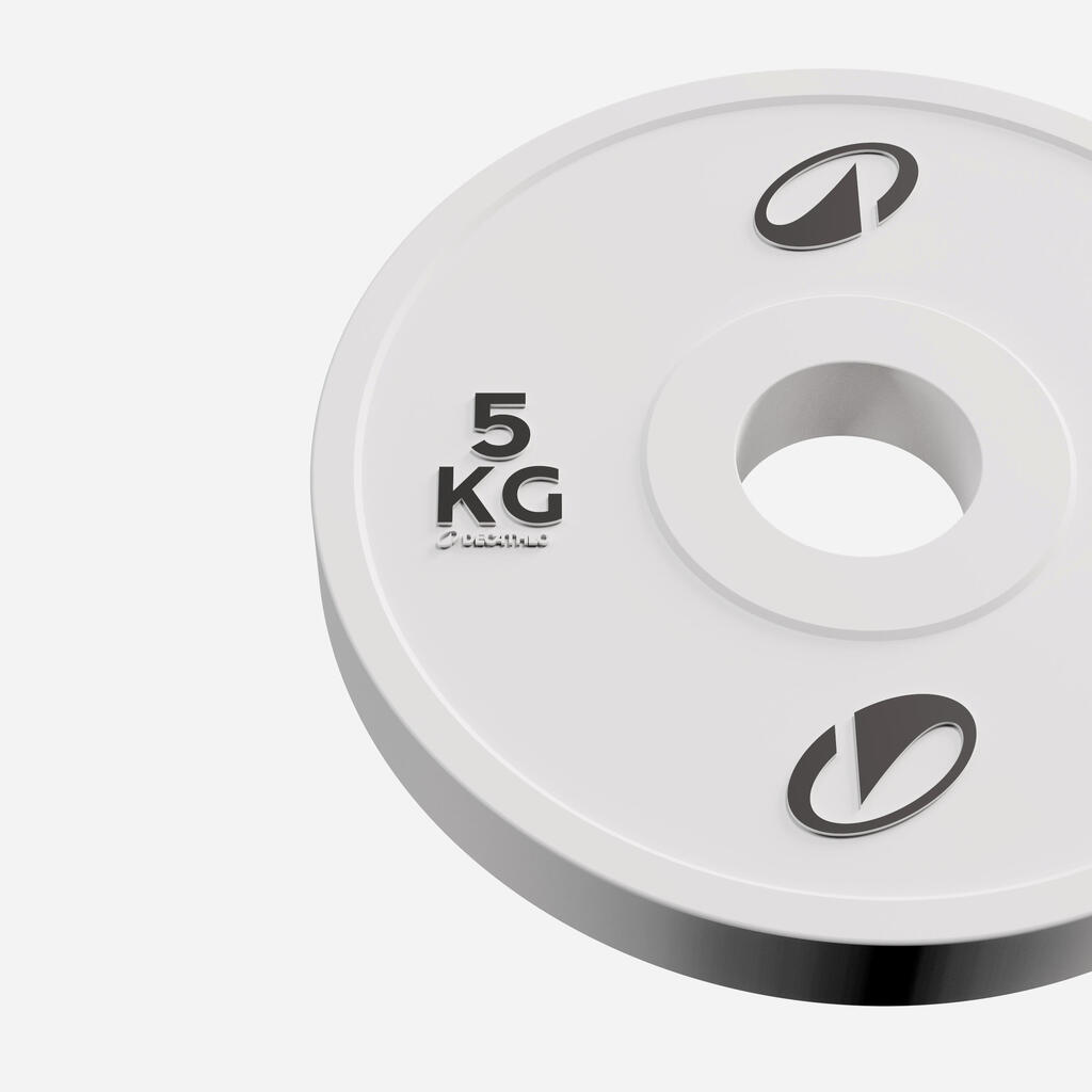 Kalibrisan pločasti teg za dizanje tegova i kros trening PRO 5 kg