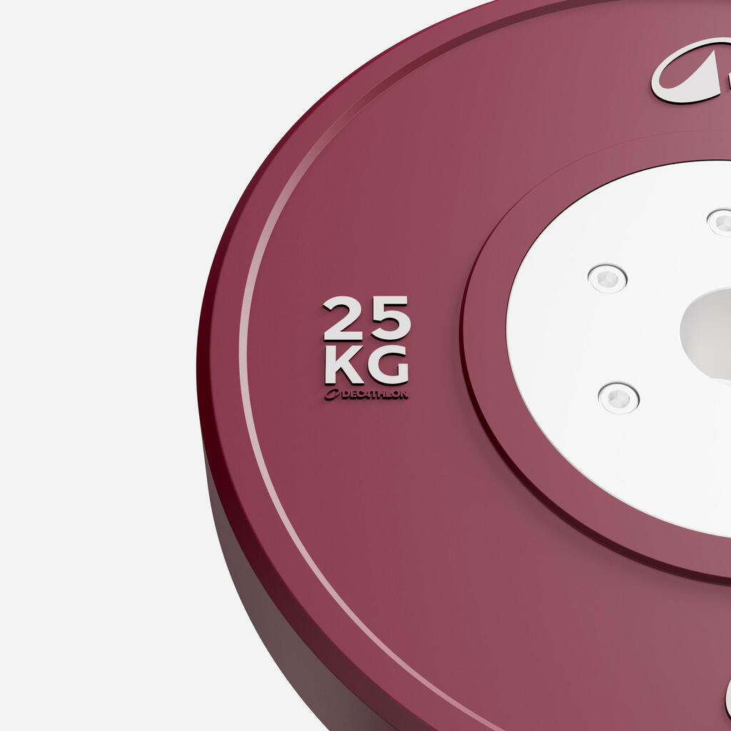 Kalibrisan pločasti teg za dizanje tegova i kros trening PRO 25 kg