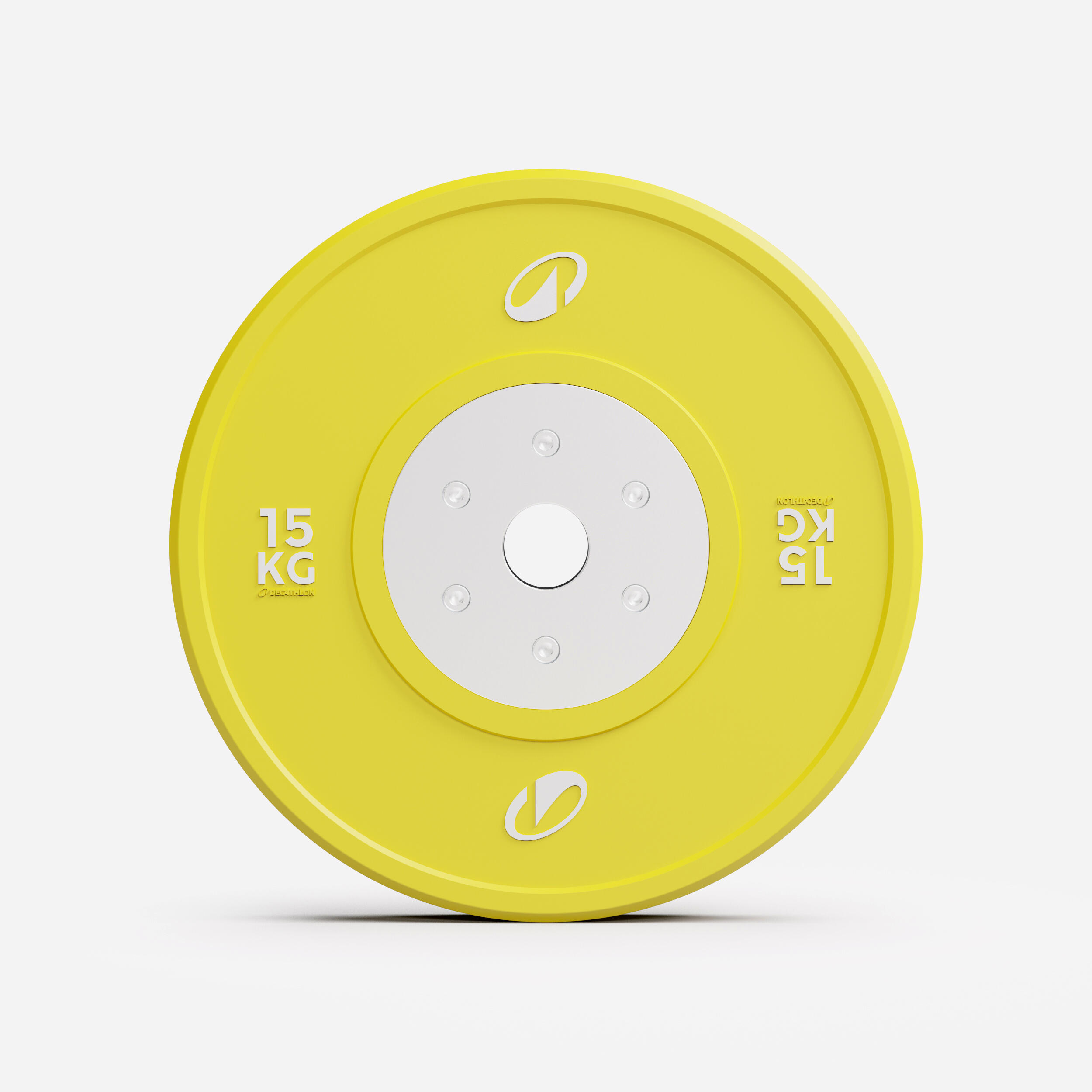 Disque calibré haltérophilie 15 kg, vendu à l'unité