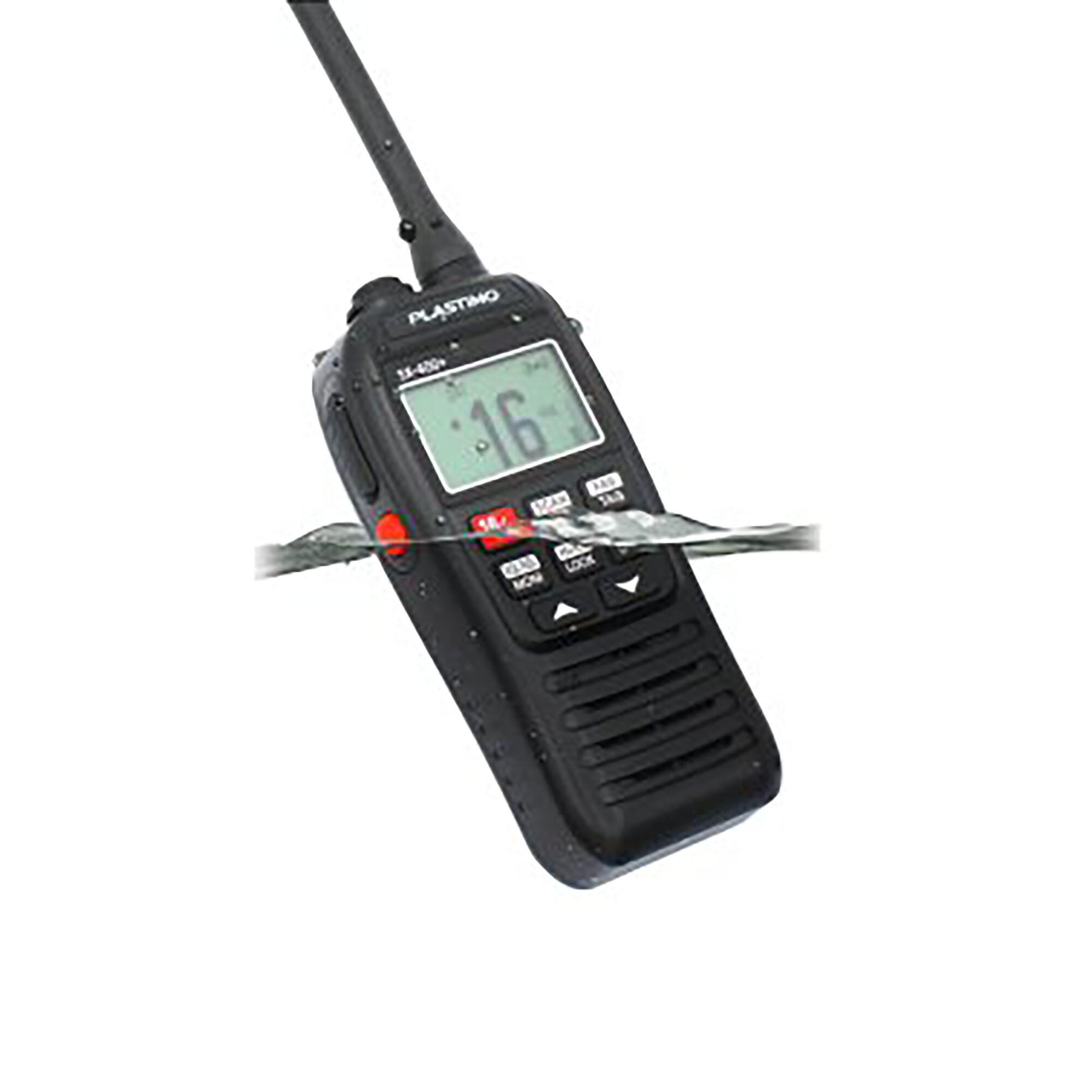 PLASTIMO Plávajúca a vodotesná vysielačka VHF SX-400+ IPX7 s alarmom bez · záber 3