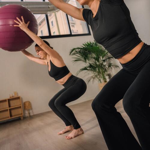 Legging de yoga et Pilates extensible et doux, Breathe vert