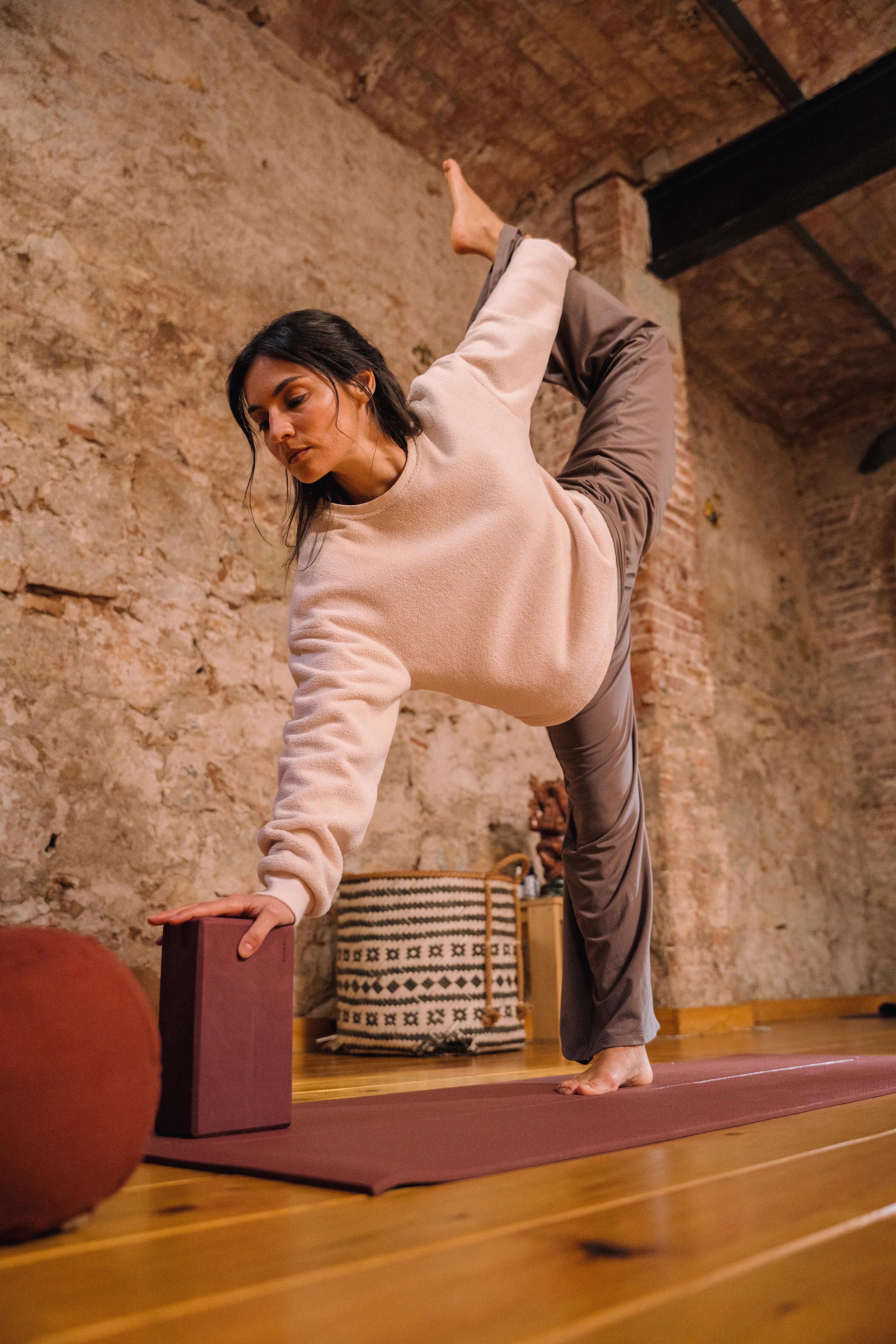 Yoga Matı - 8 mm - Bordo 7/10
