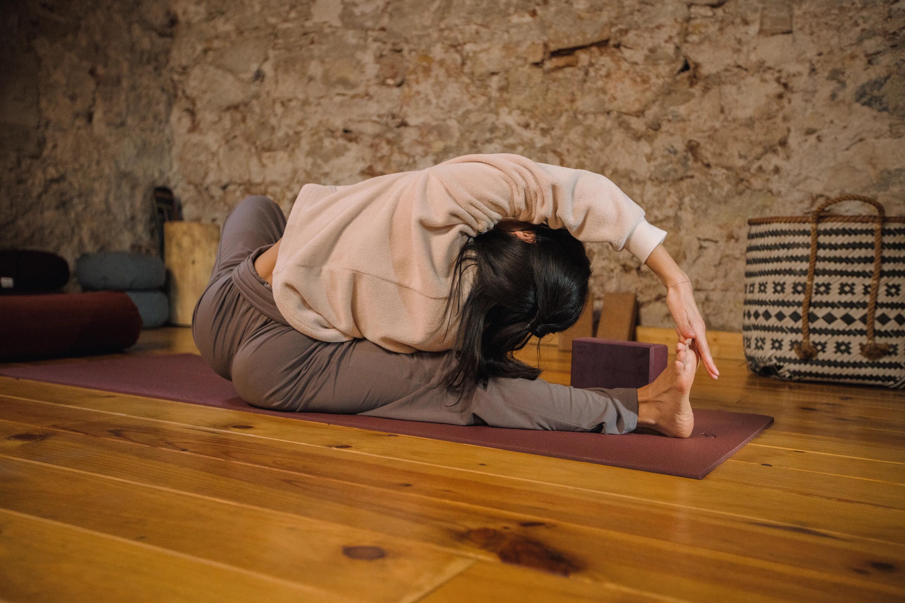 Yoga Matı - 8 mm - Bordo 9/10
