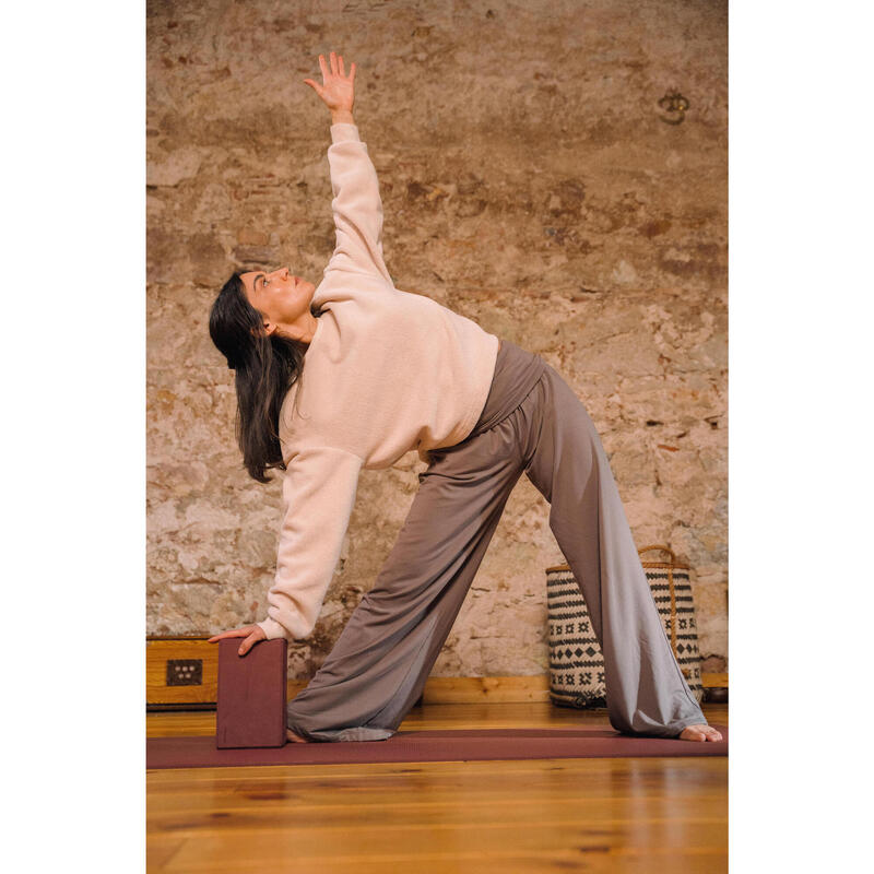 Bluză Yoga ușoară Bej Damă 