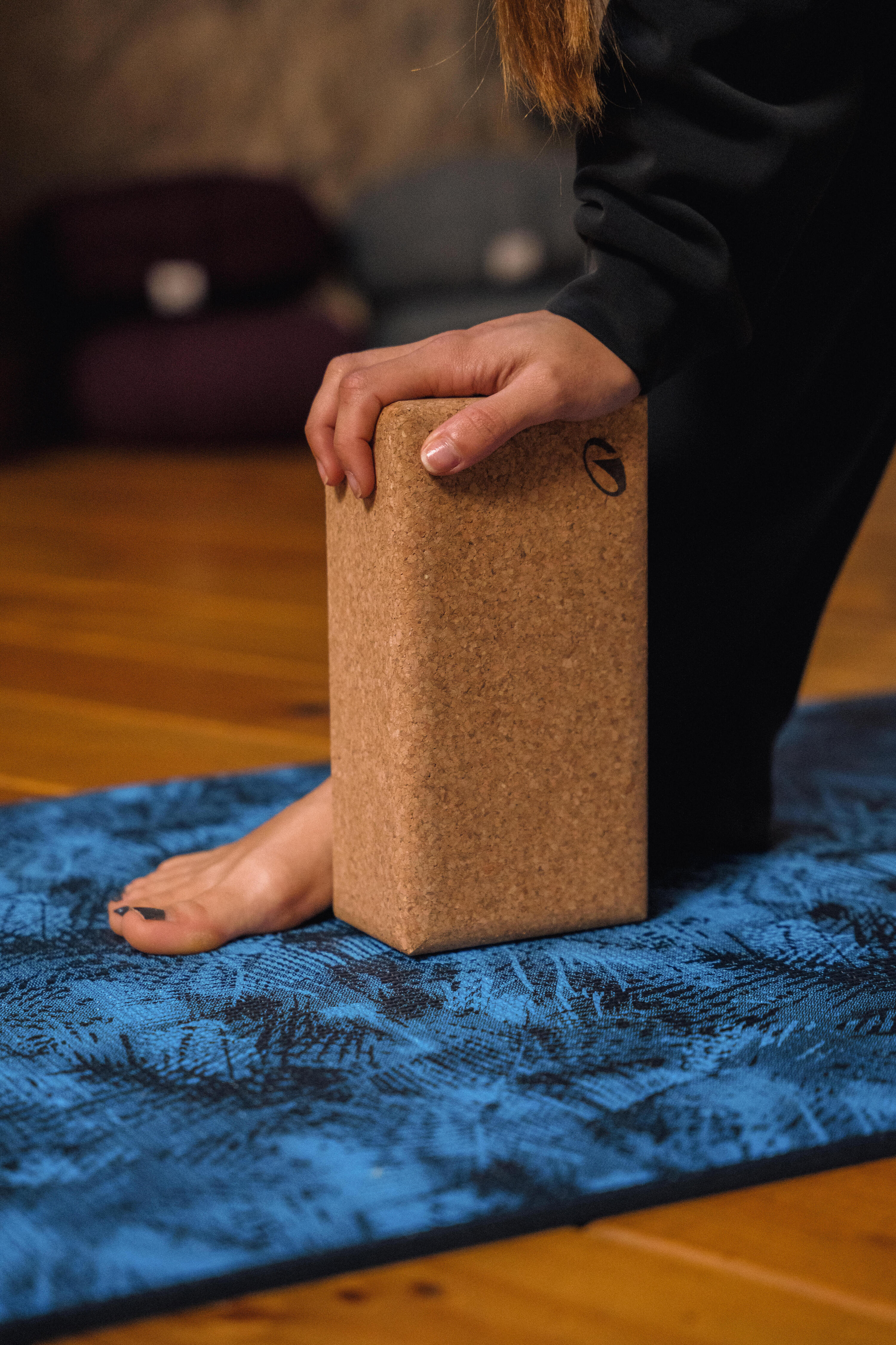 Yoga Matı - 8 mm - Koyu Mavi 23/23