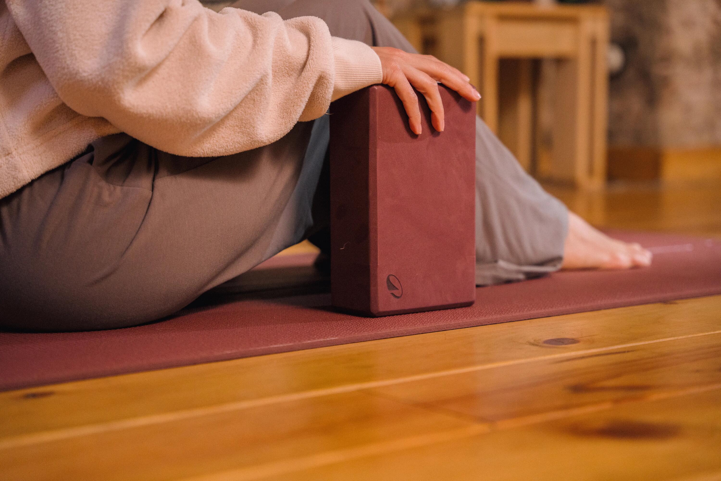 Cărămidă yoga din spumă, Roșu 12/12