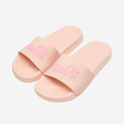 Różowo-beżowe klapki Kubota Basic