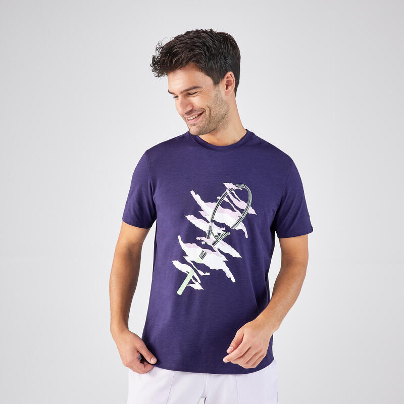 Erkek Tenis Tişörtü - Mor - TTS Soft