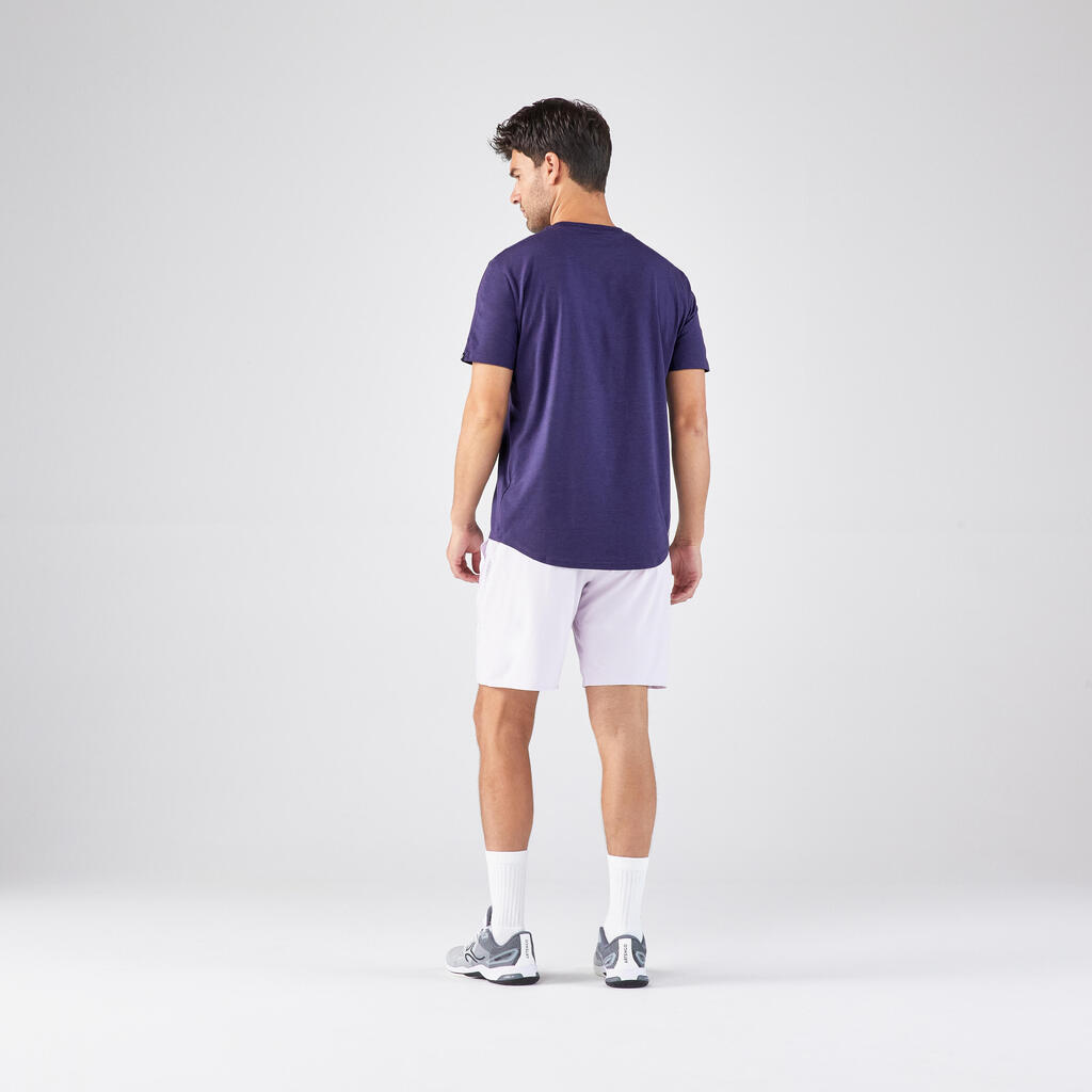 Braon muška majica za tenis TTS SOFT