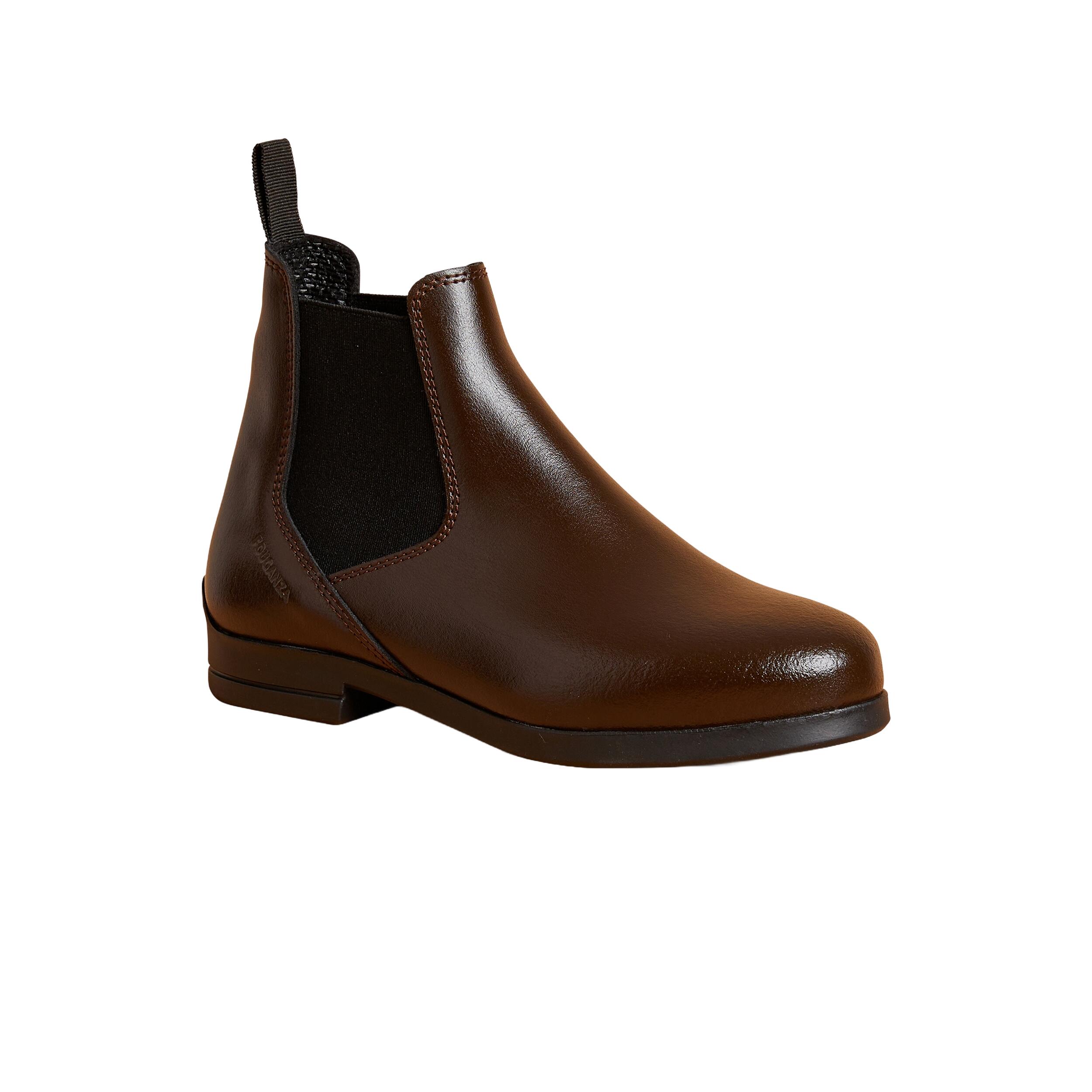 Lederstiefeletten