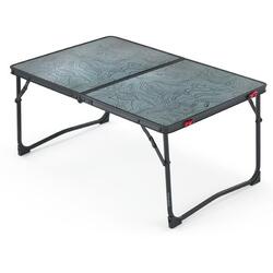 Table de camping basse pliante, 2 à 4 personnes, gris