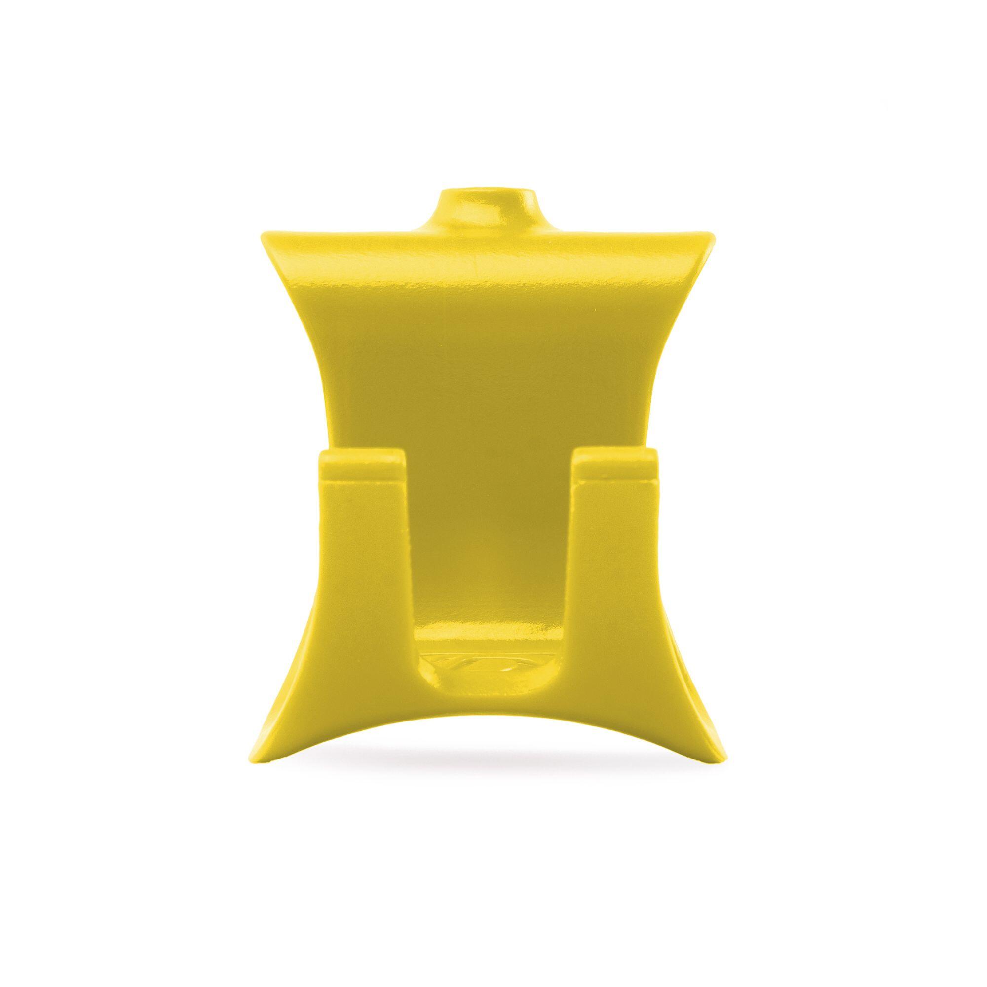 CROCHET T'DY SUPPORT GRILLAGE POUR AFFAIRES DE SPORT JAUNE 2/7