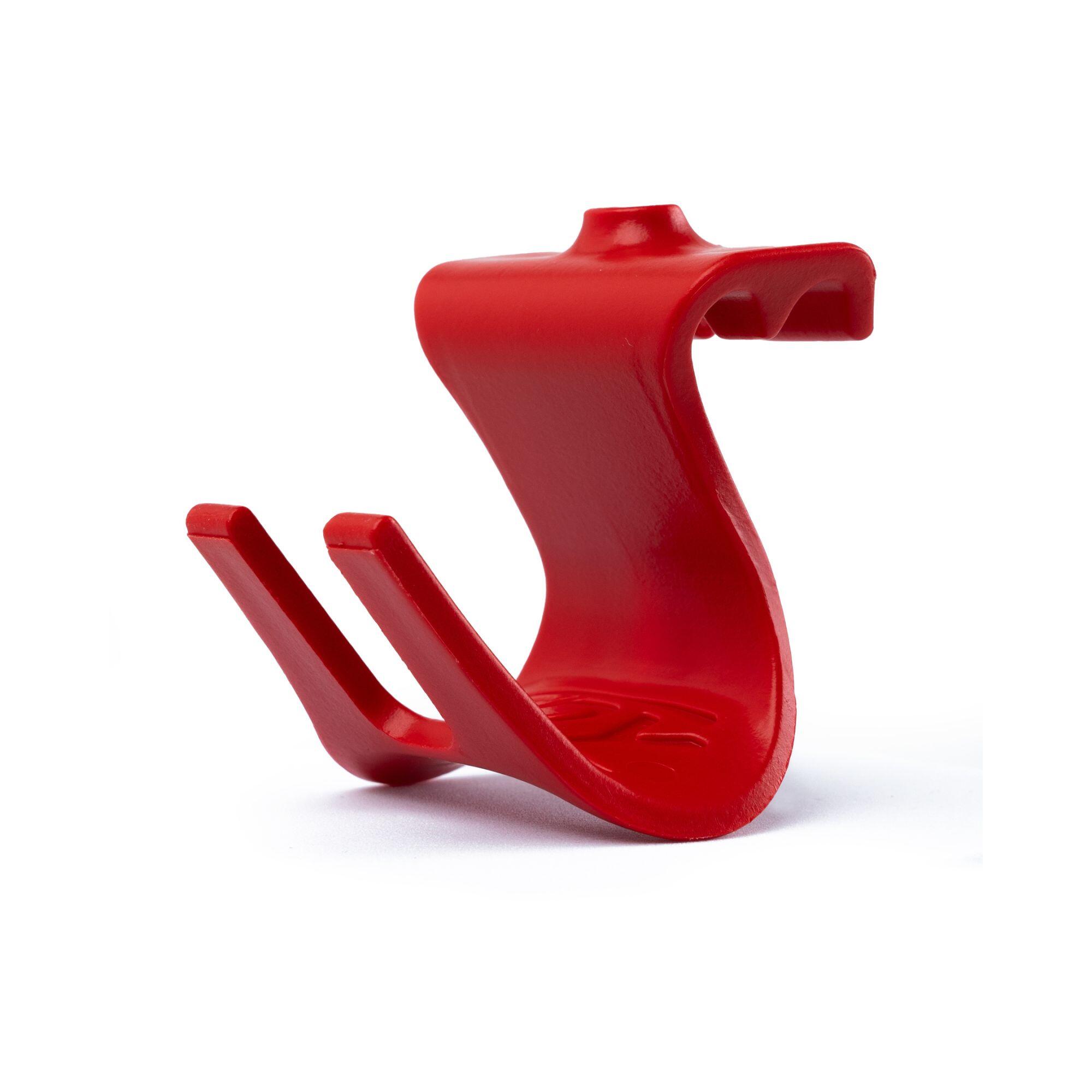 CROCHET T'DY SUPPORT GRILLAGE POUR AFFAIRES DE SPORT ROUGE 1/7