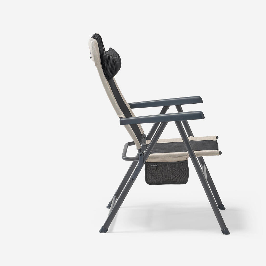 FAUTEUIL INCLINABLE 5 POSITIONS - UTLRA CONFORT & PLIANT - DE CAMPING