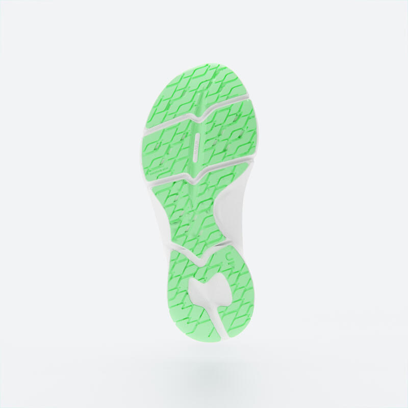 Laufschuhe Kinder Drop 0 - Kiprun kn500 grün-gelb-schwarz