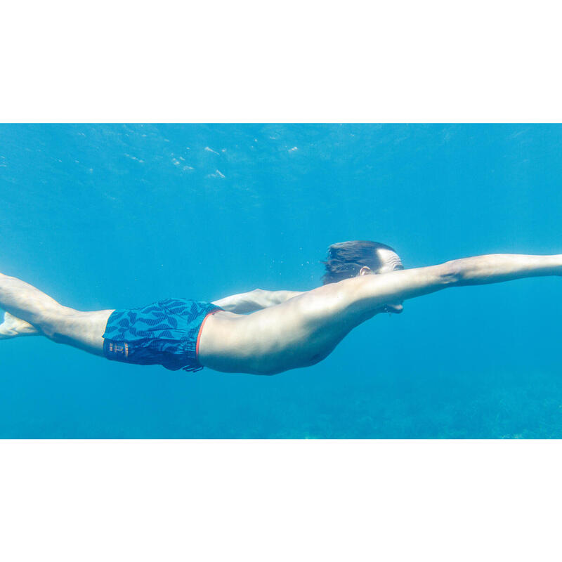 Short de bain court natation Homme - 100 orga vert