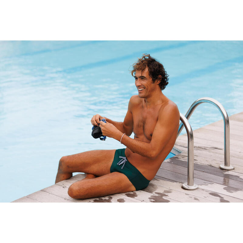 Slip de bain natation Homme - 100 plus vert
