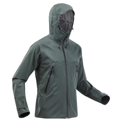 Chaqueta impermeable de montaña y trekking con capucha Hombre Quechua MH500