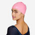 Adult Swimming Cap 56-60 Cm Long Hair 500 Secure & Stretchable Ruby