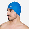 Silicone Swim Cap Soft & Stretchable Dark Blue