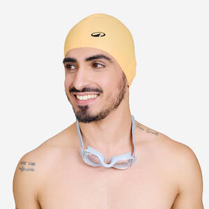 Silicone swim cap pink