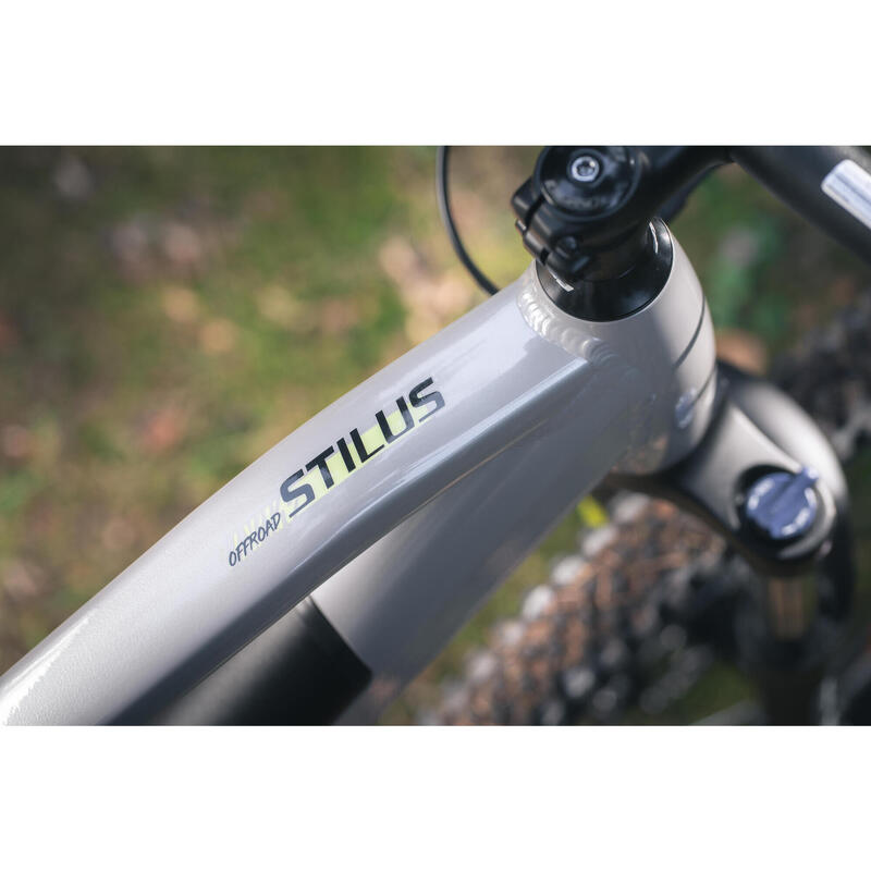 Vélo VTT électrique semi-rigide STILUS Off Road, Gris clair