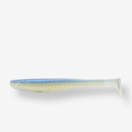 Leurre souple pêche YUBARI FAT SHAD avec attractant Dos Bleu