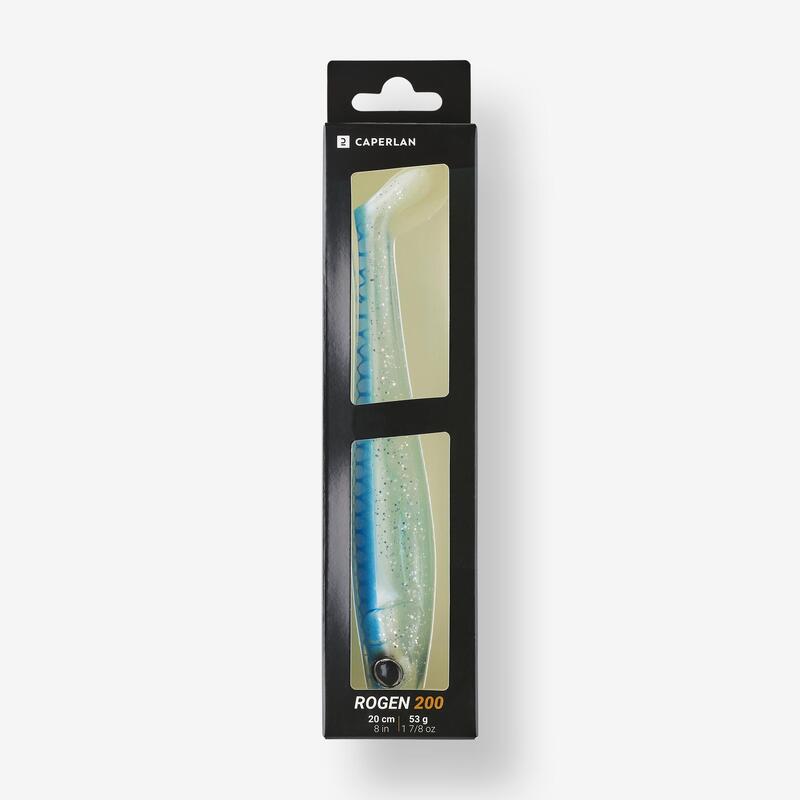LEURRE SOUPLE BROCHET SHAD ROGEN 200 BLEU X1