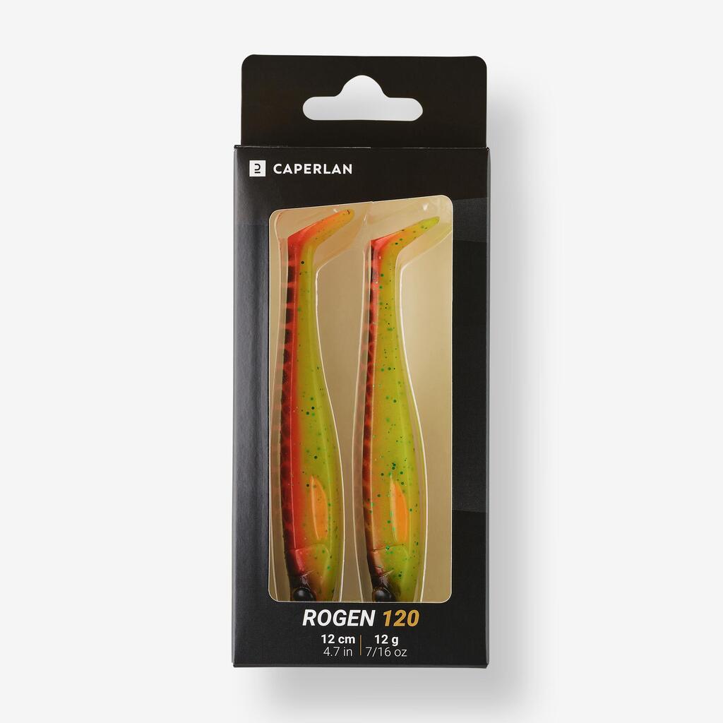 X2 פיתיונות רכים ROGEN PIKE LURE 120 - לבן