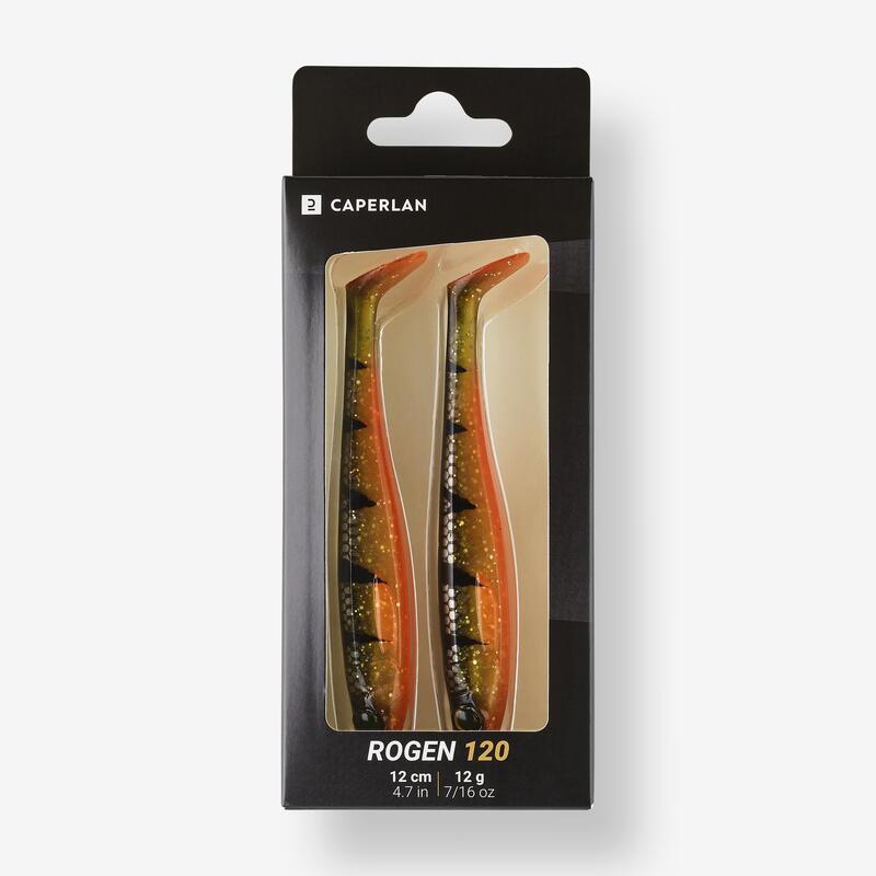 LEURRE SOUPLE BROCHET SHAD ROGEN 120 PERCHE X2