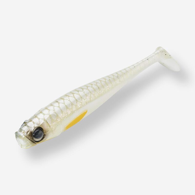 LEURRE SOUPLE BROCHET SHAD ROGEN 200 BLANC X1