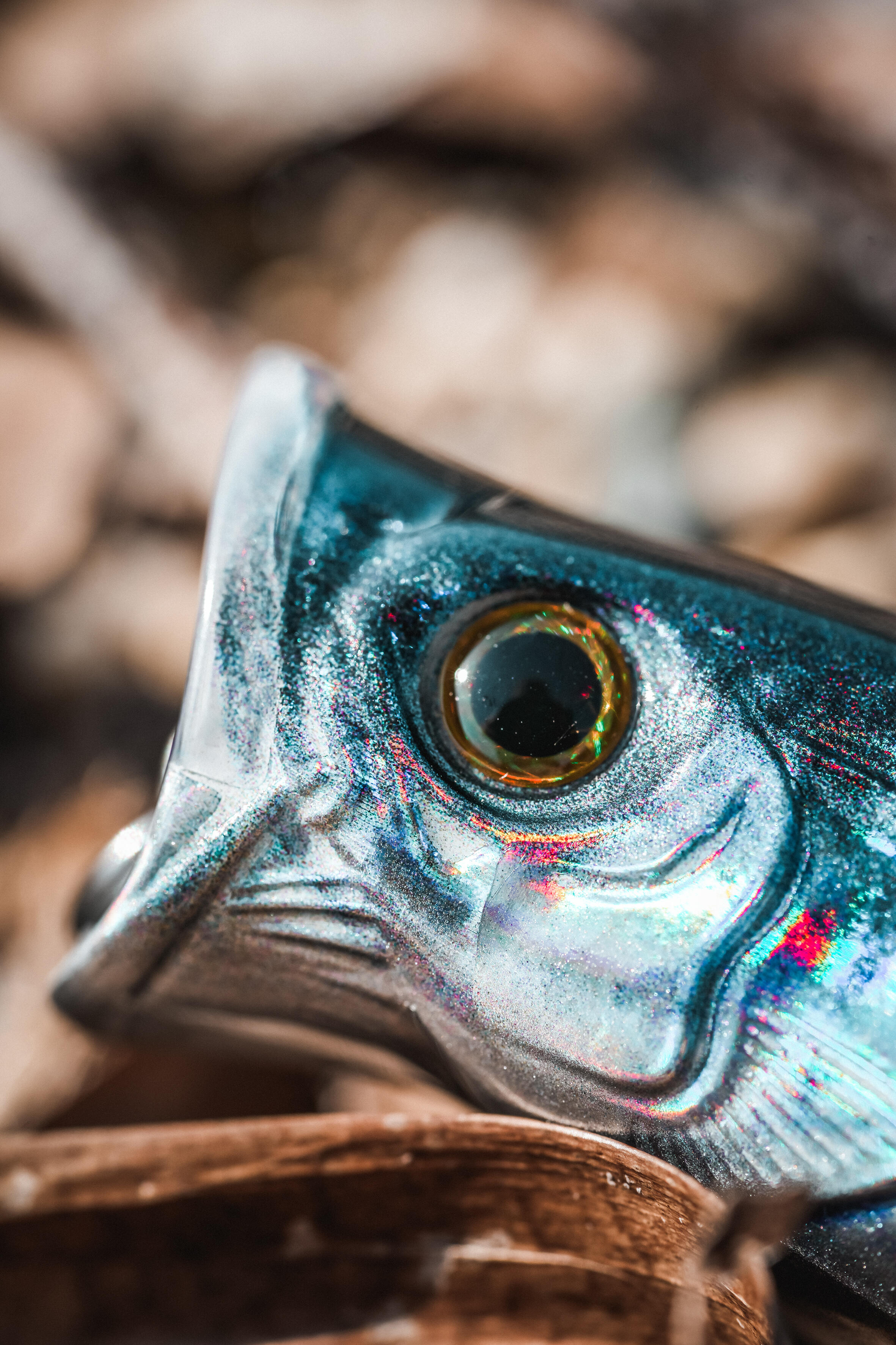 Señuelo Superficie Popper Pesca Mar Exofly Pop Azul 12 cm 5/7