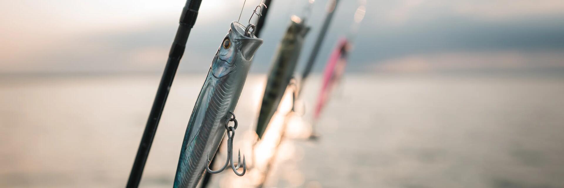 ensemble de peche en mer