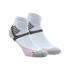 Hiking Socks Hike 500 Mid x2 Pairs - Grey and Red