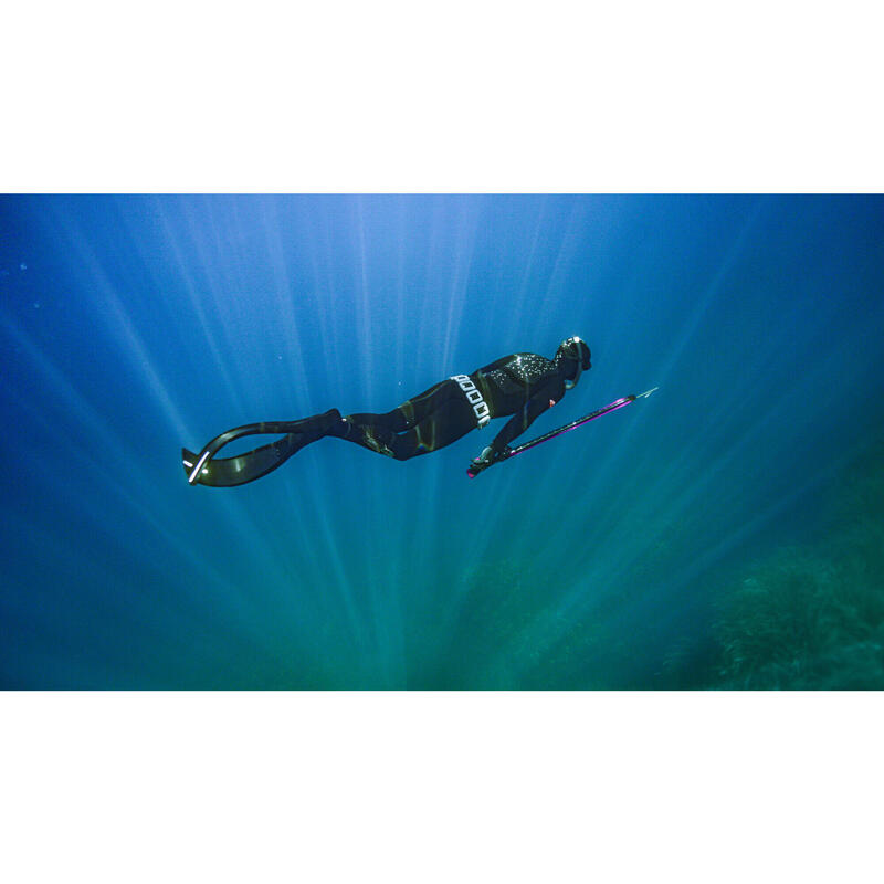 Geacă activități sportive submarine neopren întărit 7mm SPF 900 Negru Bărbați