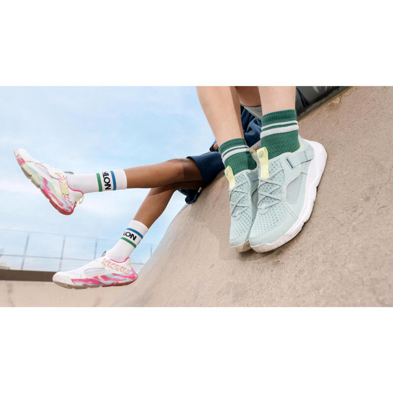 Încălțăminte sport respirantă copii Playful Summer Alb-Roz copii