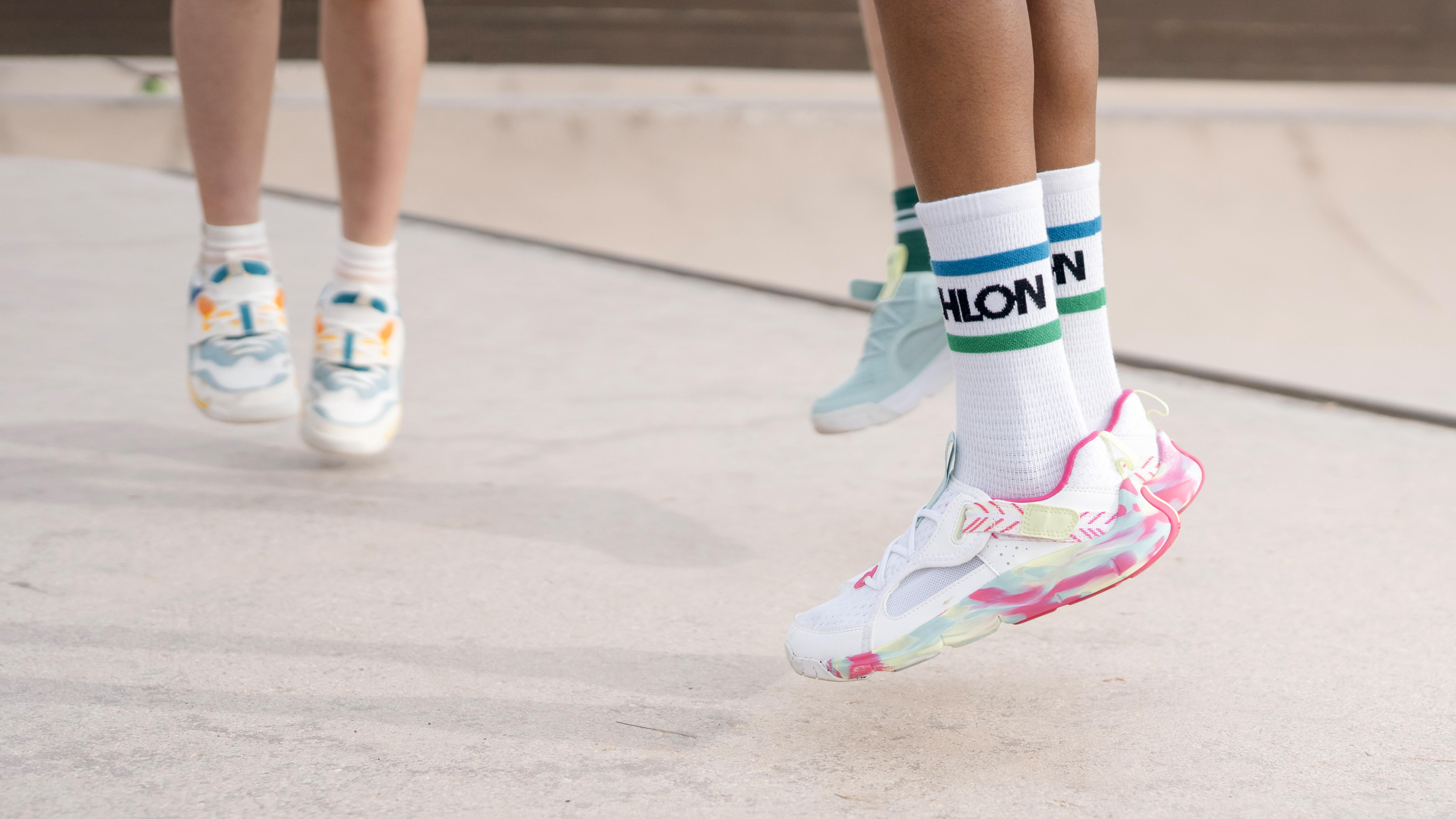 Kids' Hook and Loop Shoes – Playful Summer - DECATHLON