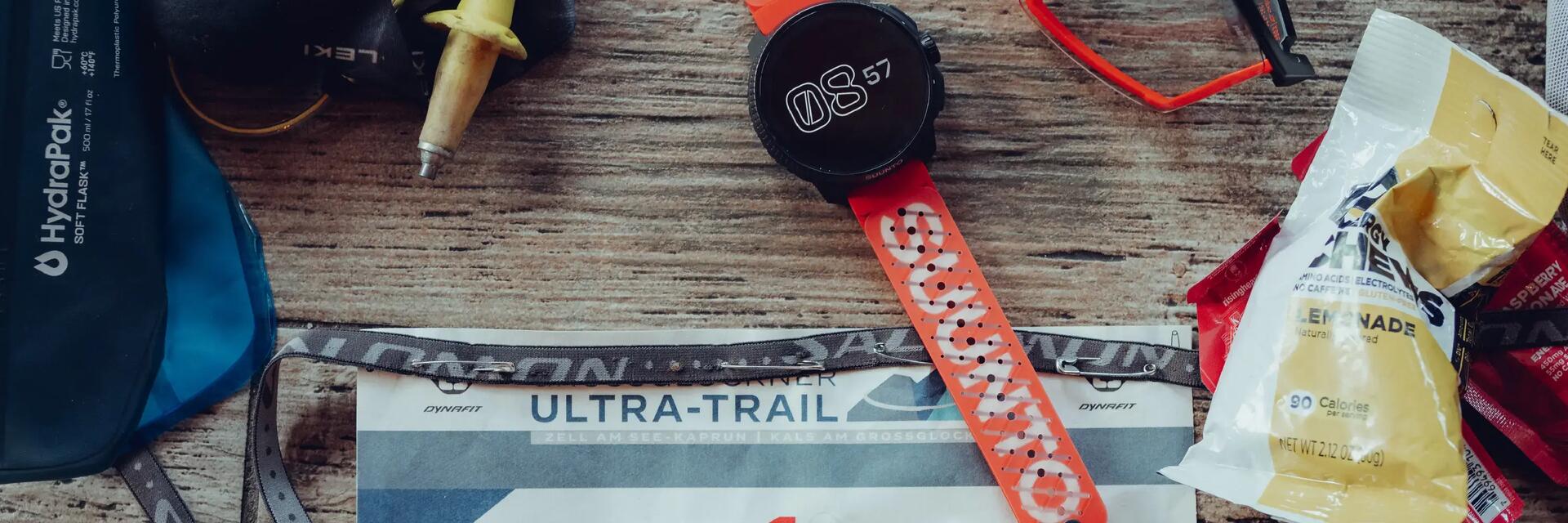 Akcesoria do biegania w tym zegarek Suunto