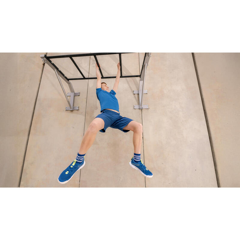 T-shirt respirant enfant - bleu