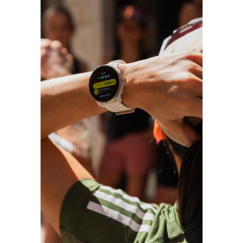 Ceas smartwatch GPS multisport Race S Gri deschis