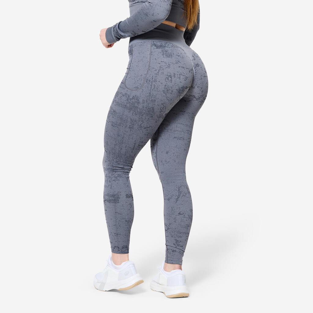 Leggings nahtlos - grau 
