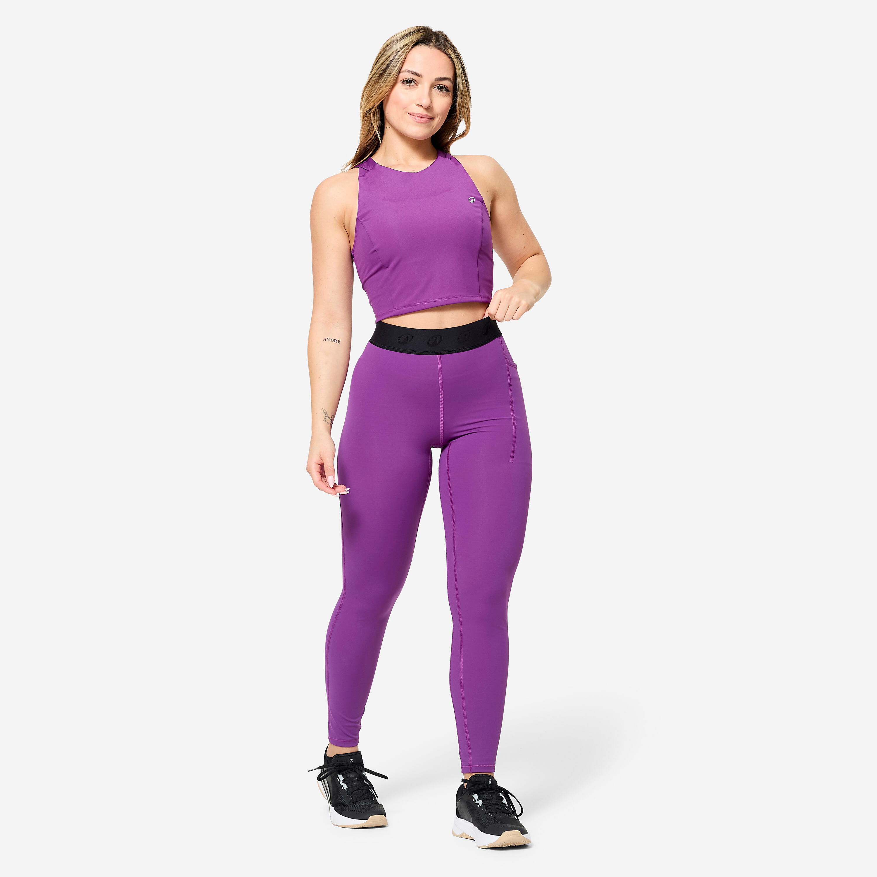 Legging d’entraînement à ceinture élastique femme 2/14