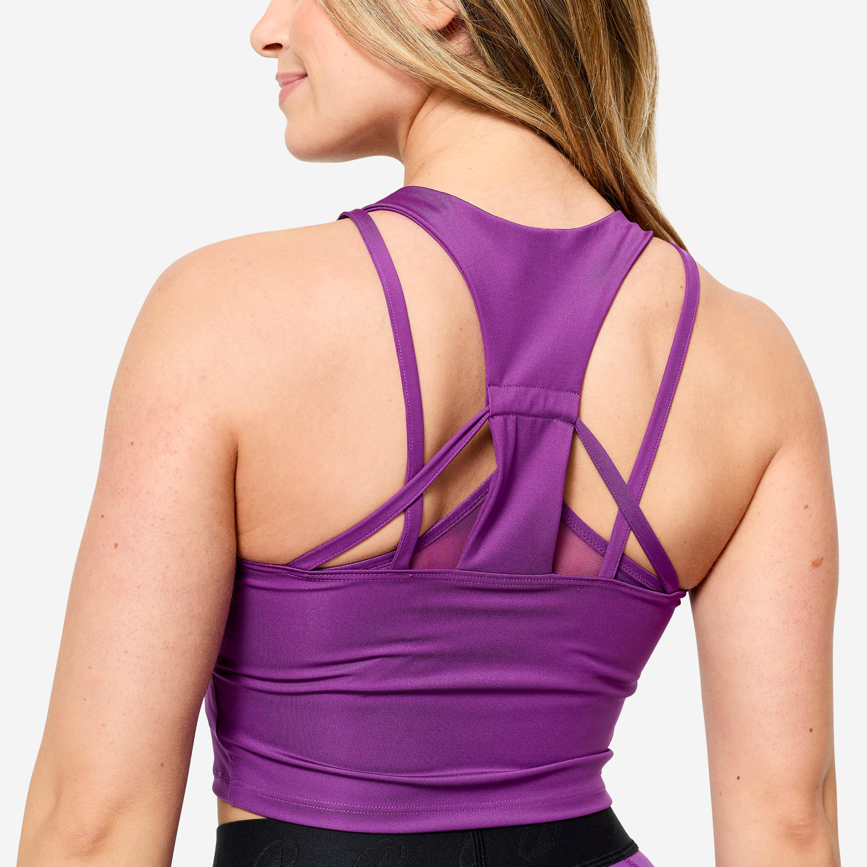 Women's Body-Hugging Crop Top - DOMYOS