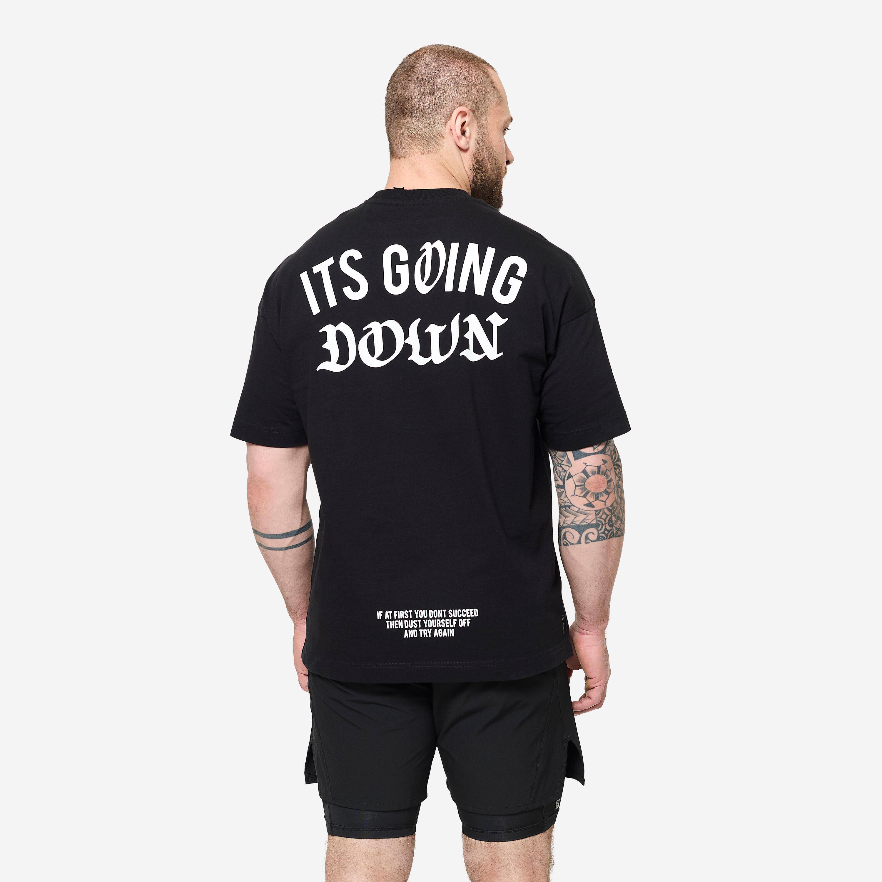 Men's Loose-Fit Fitness T-Shirt - Black -  5